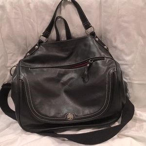 Kenneth Cole Black leather Tote Bag